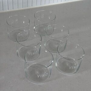 Vino by Crate & Barrel Flat Wine Tumblers